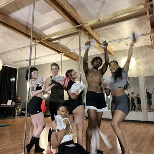 Weekly Group Workshops - post-workout flight crew huddle