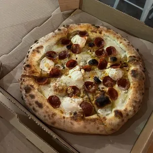 pizza, food