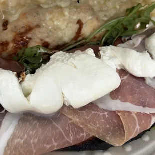 a close up of a sandwich