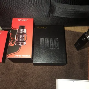 New tank and box