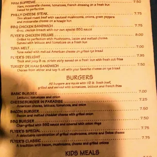 Menu... You're welcome!