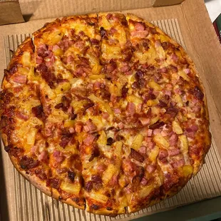 Hawaiian pizza (it was SO good)