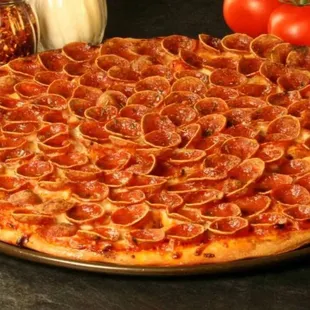 This is my favorite.  Old World Pepperoni pizza.  Sorry not my pic but this is really how it looks.