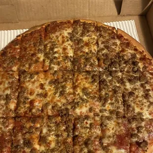 a pizza in a box