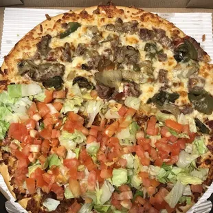 pizza, food
