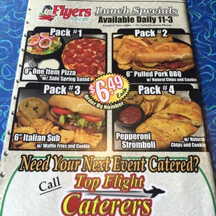 Lunch specials!!