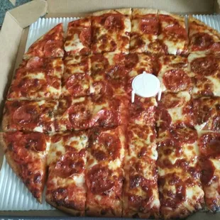Large Pepperoni with extra cheese