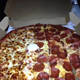 Pepperoni/cheese regular crust