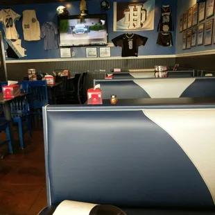 the interior of a restaurant