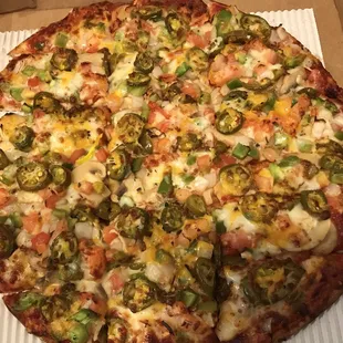 Garden veggie substitute broccoli with jalapeño