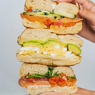 Bagel Sandwiches