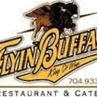 the logo for flying buffalo