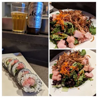 Crispy Onion Albacore Salad