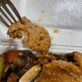 Where&apos;s the sweet and sour fish? This is just batter.