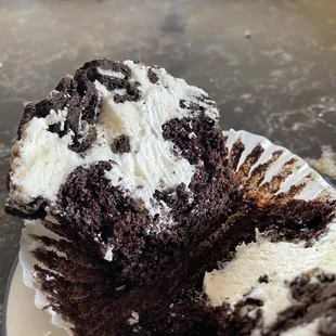 Jumbo Cookies and Cream Cupcake