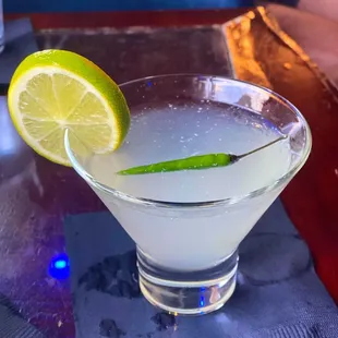 Spicy Vodka Gimlet