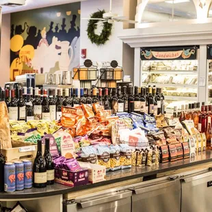 Grab a bottle of wine to take-home. We also have beer and wine by the glass available.