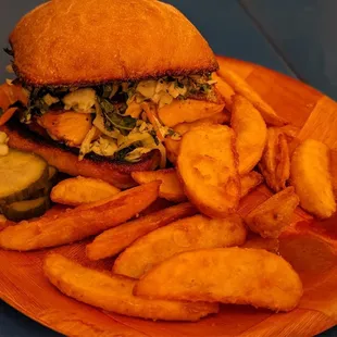 Grilled fish sandwich
