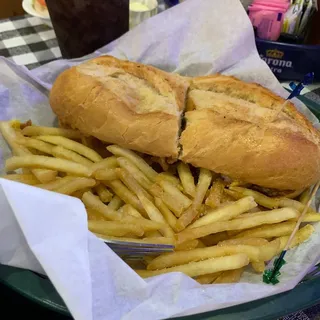 BBQ Shrimp Poor Boy