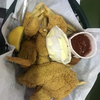 4 Shrimp / 2 Catfish Fillets