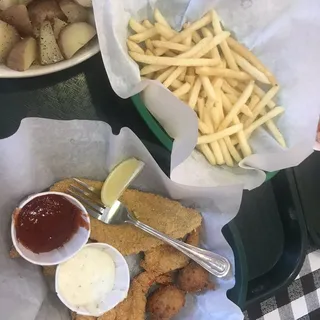 4 Shrimp / 1 Catfish Fillet