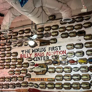 Fun interior. Apparently, lots of people don't want their Billy Bass anymore.