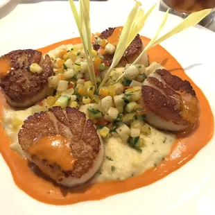Scallops - as big as your head. Unbelievable!
