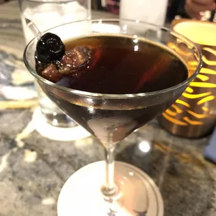 Maple bacon manhattan