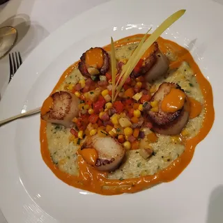 Plancha-seared Scallops*