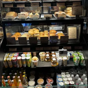 Pastry &amp; drink display case