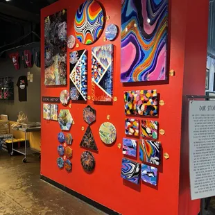 Artwork wall