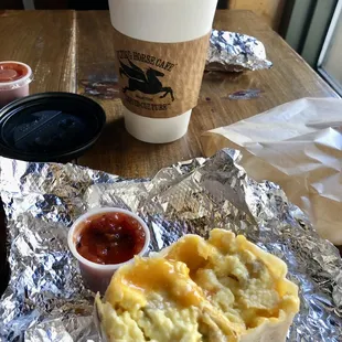 Sausage and Egg Taco