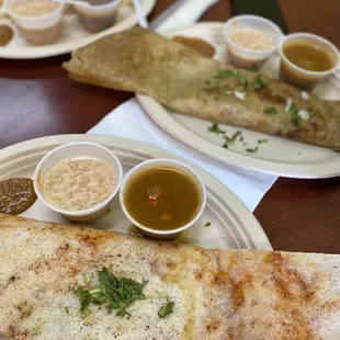 Blazing Fiery Dosa, Upma Pesarattu