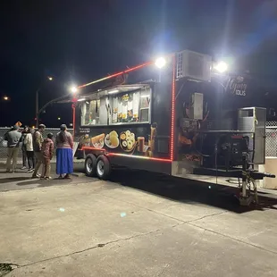 Outside of truck
