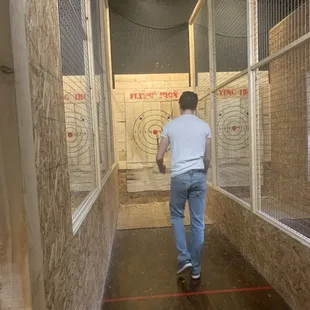 Axe throwing