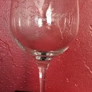 wine glass included with tasting