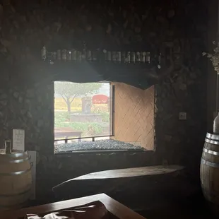 Fireplace (off at the moment on account of it being summer when we were there)