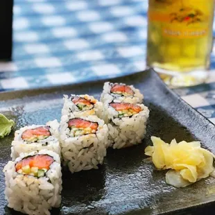 Delicious sushi rolls!