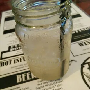 Grapefruit gimlet:  grapefruit juice, agave, vodka &amp; lime juice.  Yum!