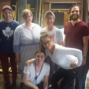 Saturday drop-ins at Flying Pig Improv. You never know who will be there, but its always fun!