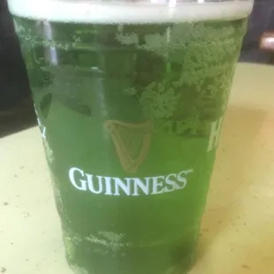 a glass of guinness