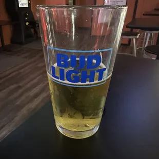 Cold Bud Light on draft