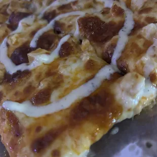 Buffalo chicken pizza