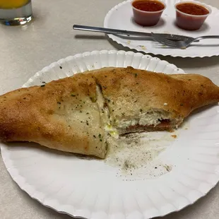 Pepperoni calzone