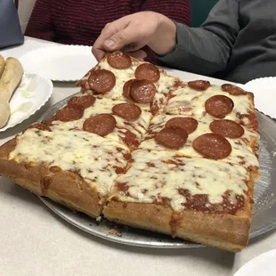 Our favorite for over 40 years is the Sicilian pizza is fantastic.