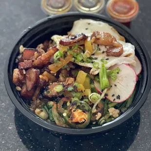 Pork belly bowl