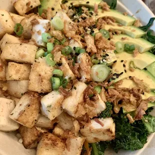 Tofu Avocado Bowl