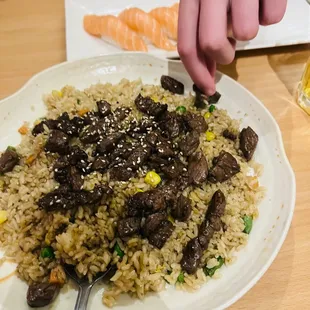 Steak fried rice