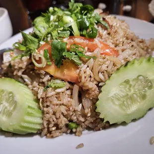 Thai Fried Rice with BBQ pork