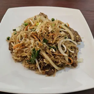 Pad Woon Sen with Beef - Delicious!